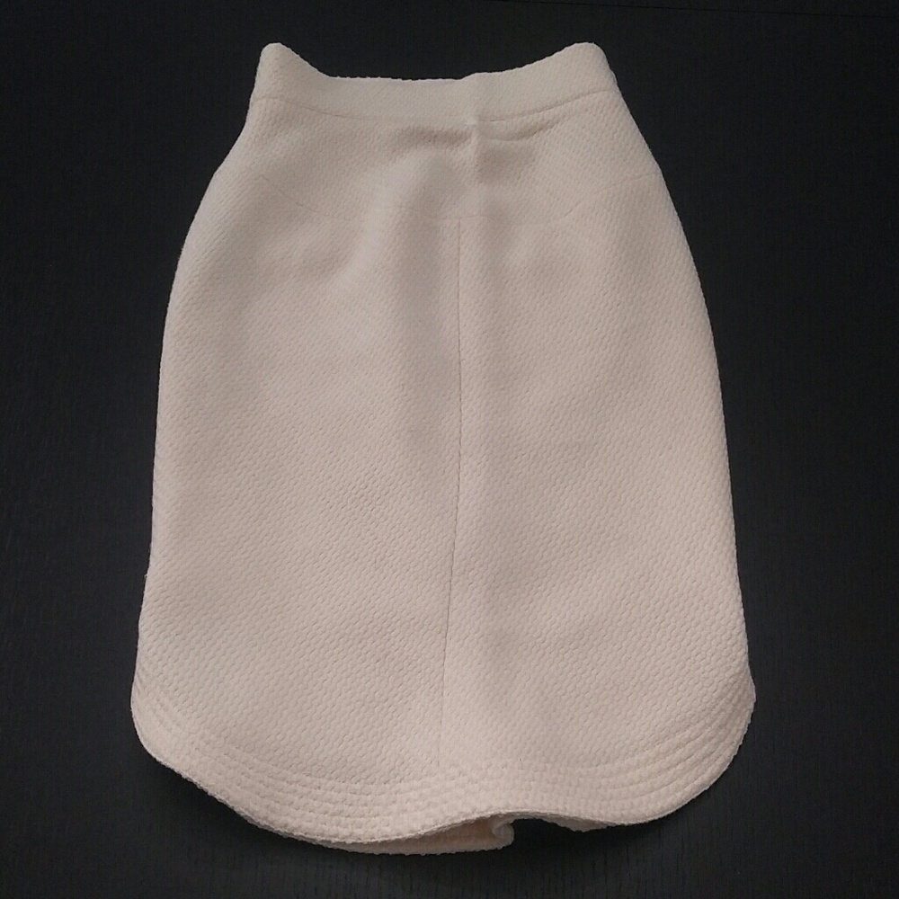 FENDI wool cream pencil skirt IT 38 US XS